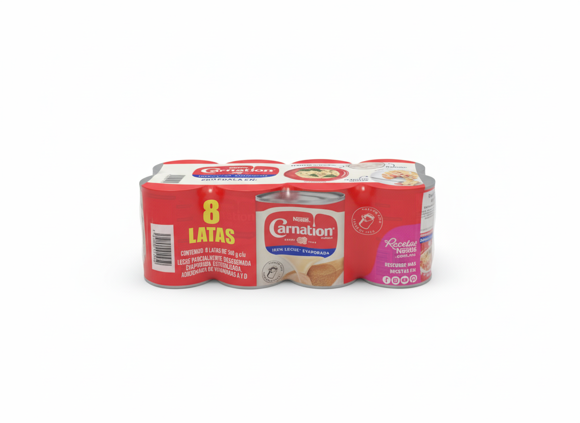 CARNATION LECHE EVAPORADA 8/360 G