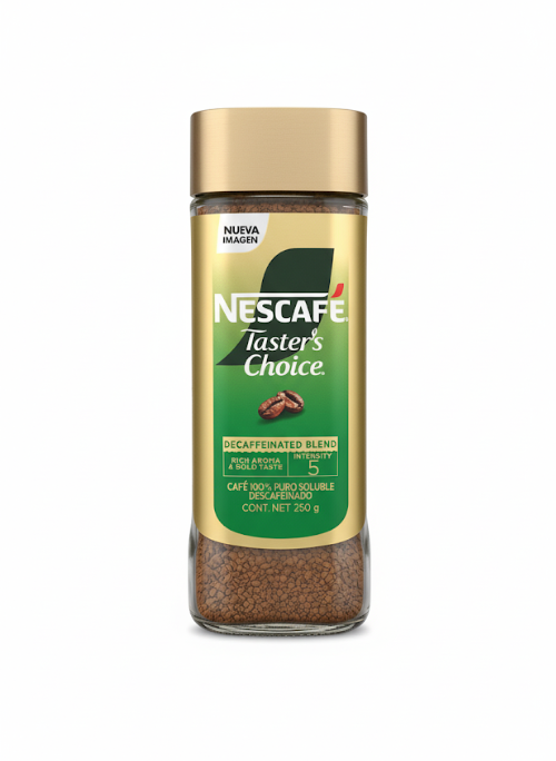 TASTER CHOICE SOLUBLE DESCAFEINADO 250 G