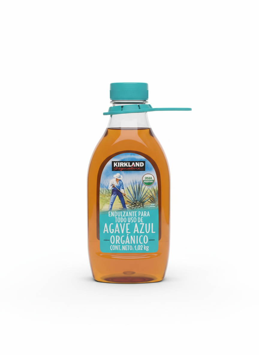 KIRKLAND SIGNATURE JARABE DE AGAVE ORGANICO DE 1.02 KG
