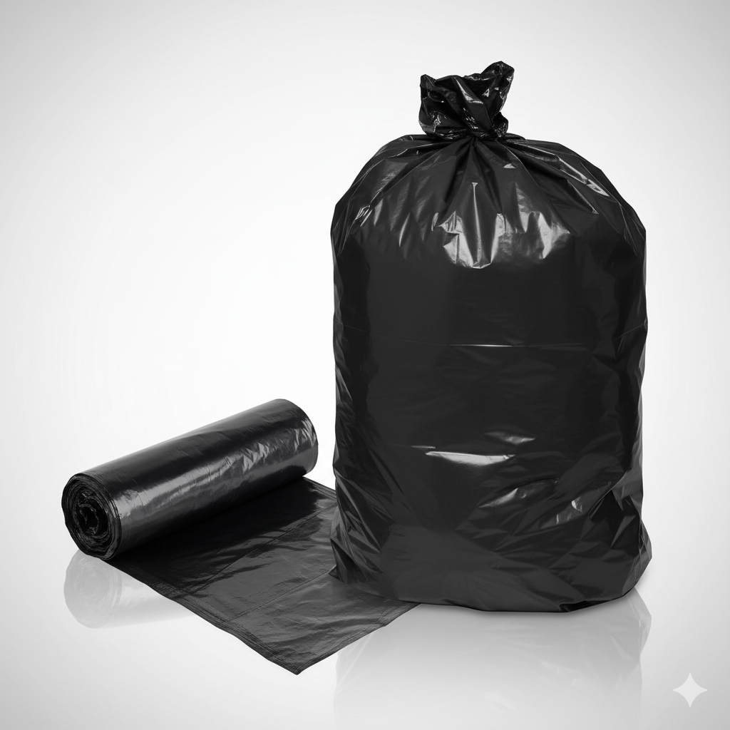 bolsa negra para basura jumbo (1 bulto con 25 kilos)