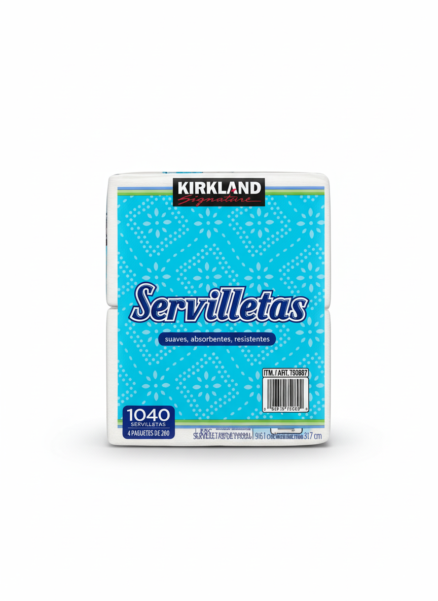 SERVILLETAS CONT.1040 SERVILLETAS