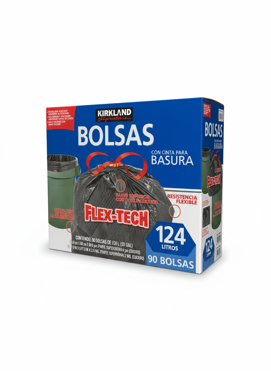 KIRKLAND SIGNATURE BOLSSA PARA BASURA 90/124L