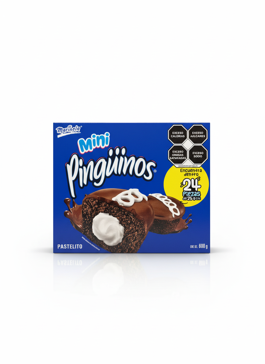 MARINELA MINI PINGÜINO 24 PZAS