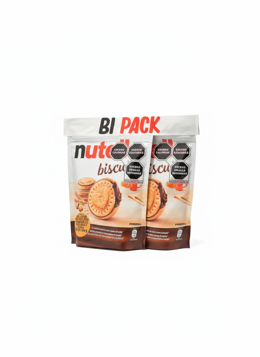 NUTELLA BISCUIT GALLETA RELLENA DE AVELLANA 2/304 G