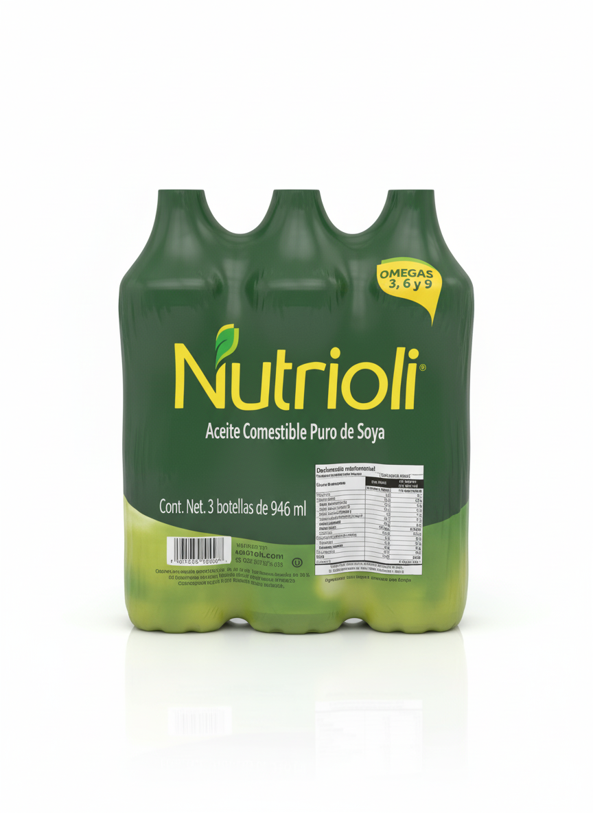 NUTRIOLI ACEITE DE SOYA 3/946 ml