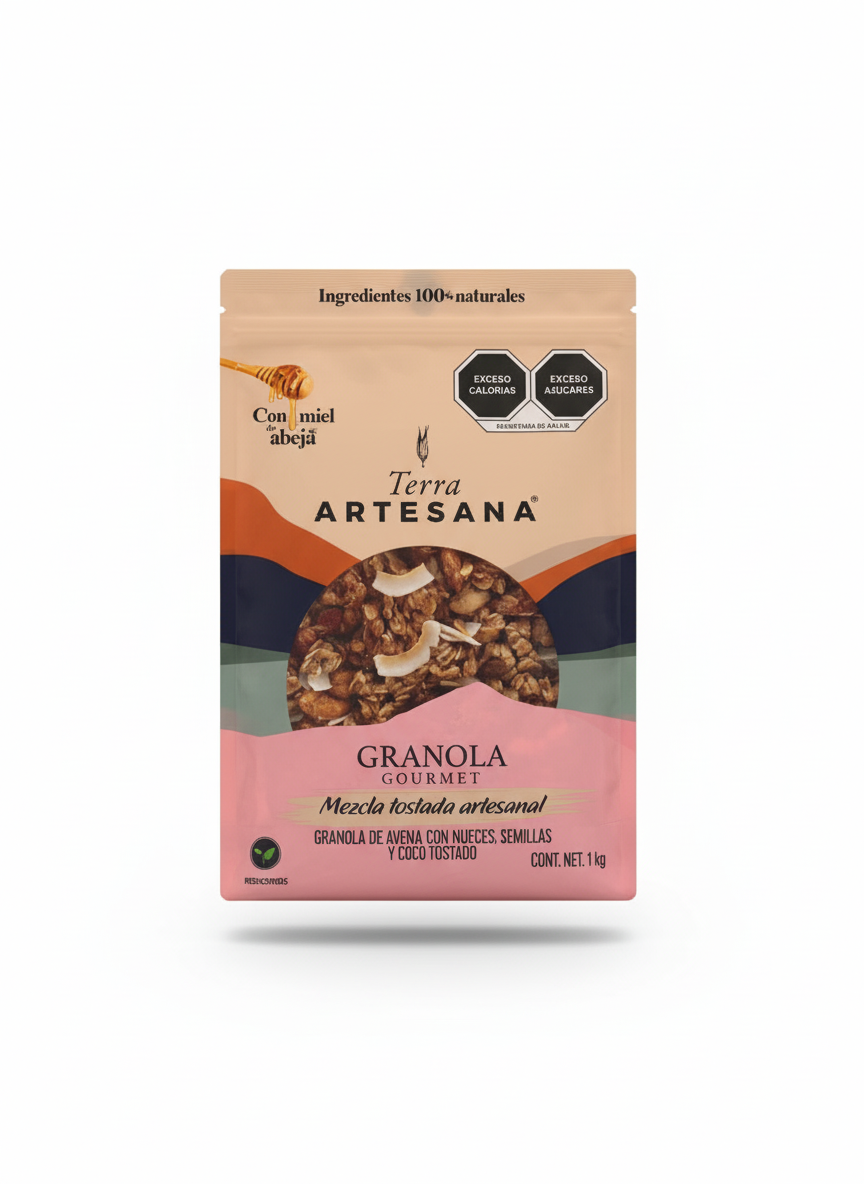 TERRA ARTESANA GRANOLA CON NUECES 1 KG